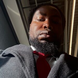 Gray Coat with Red Tie